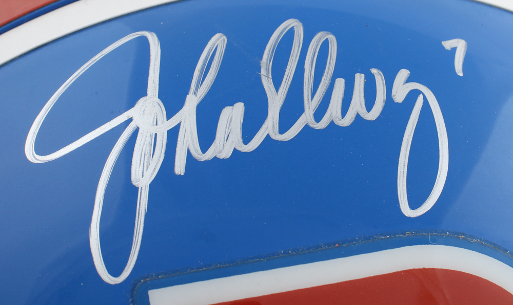 John Elway Signed Broncos Full-Size Throwback Helmet (Radtke) at PristineAuction.com John Elway Signed Broncos Full-Size Throwback Helmet (Radtke) at PristineAuction.com