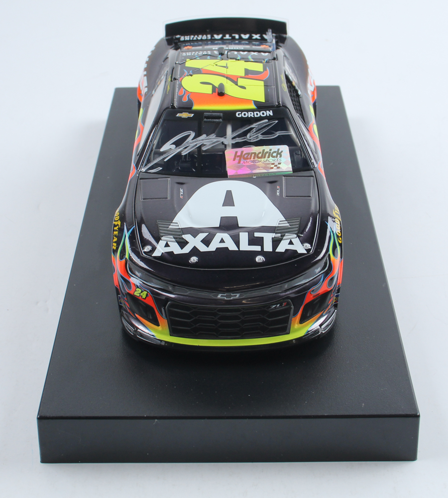 Jeff Gordon Signed LE NASCAR #24 Axalta Fan Club 2023 Camaro ZL1 - Candy Finish - 1:24 Scale Diecast Car (Hendrick) at PristineAuction.com Jeff Gordon Signed LE NASCAR #24 Axalta Fan Club 2023 Camaro ZL1 - Candy Finish - 1:24 Scale Diecast Car (Hendrick) at PristineAuction.com