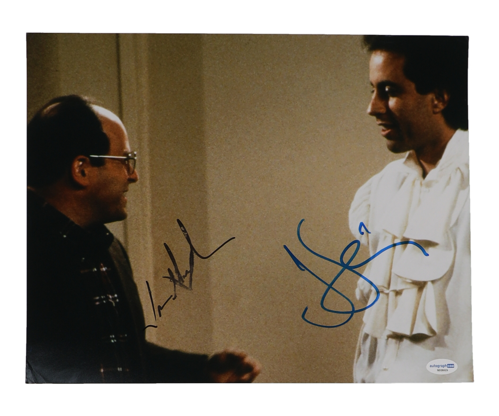 JERRY SEINFELD CAST signed autographed photo standing COA Hologram main image 0