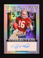 Joe Montana 2024 Leaf Legacy Collection #BA-JM17 Autograph Silver Prismatic SP Variation #6/35 at PristineAuction.com