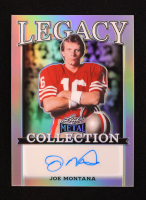 Joe Montana 2024 Leaf Legacy Collection #BA-JM16 Autograph Silver Prismatic SP Variation #33/35 at PristineAuction.com