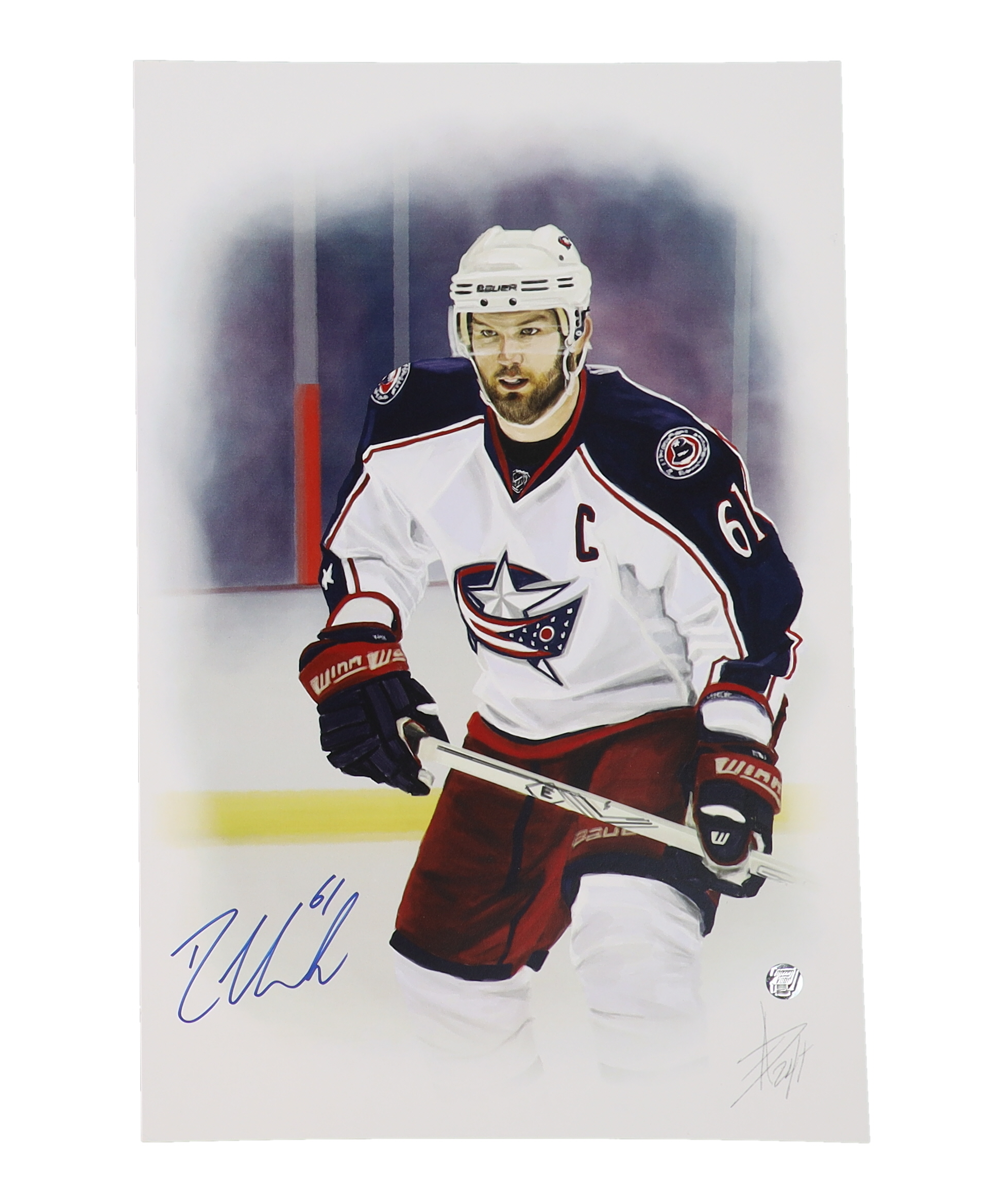 Rick Nash Signed Alex Douglas "Nash" 12x18 Lithograph (Frozen Pond) at PristineAuction.com Rick Nash Signed Alex Douglas "Nash" 12x18 Lithograph (Frozen Pond) at PristineAuction.com