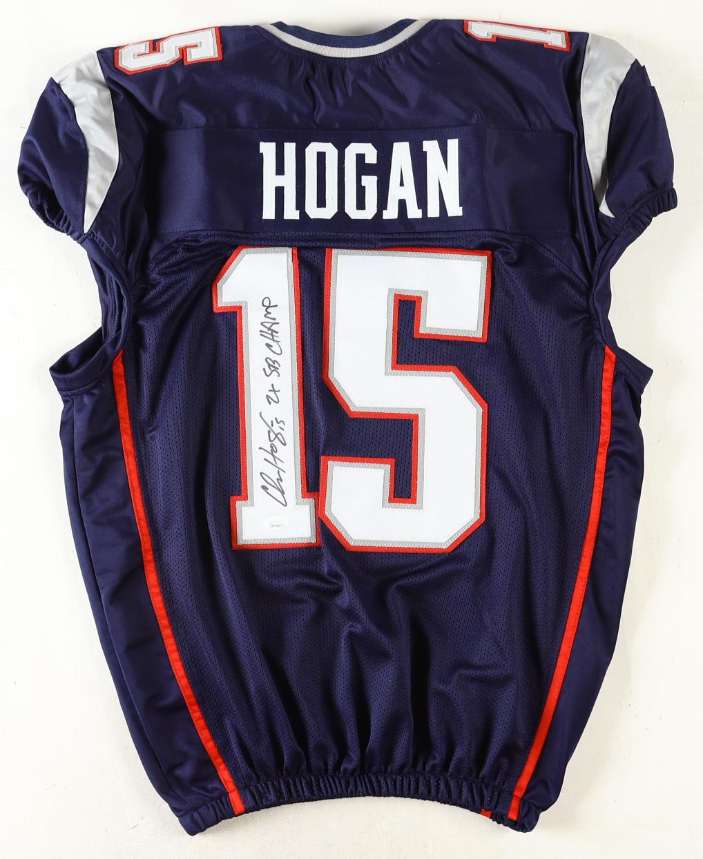 Chris Hogan Signed Jersey Inscribed "2x SB Champ" (JSA) at PristineAuction.com Chris Hogan Signed Jersey Inscribed "2x SB Champ" (JSA) at PristineAuction.com
