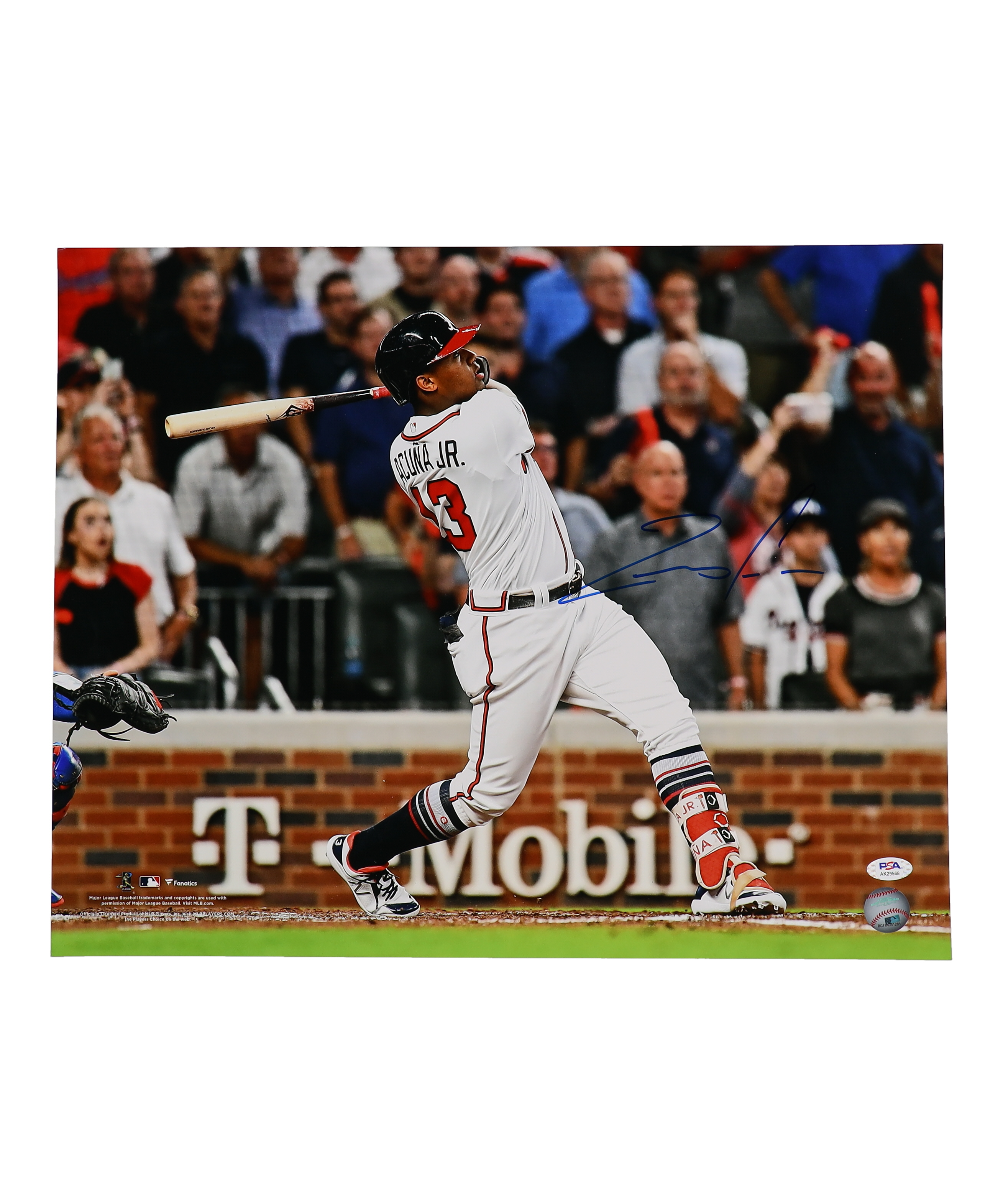 Ronald Acuna Jr. Signed Braves 16x20 Photo (PSA) at PristineAuction.com Ronald Acuna Jr. Signed Braves 16x20 Photo (PSA) at PristineAuction.com