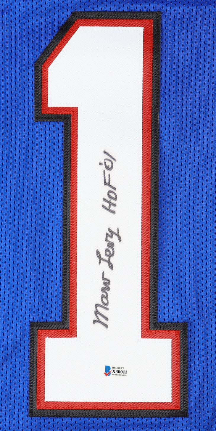 Marv Levy Signed Jersey Inscribed "HOF '01" (Beckett) at PristineAuction.com Marv Levy Signed Jersey Inscribed "HOF '01" (Beckett) at PristineAuction.com