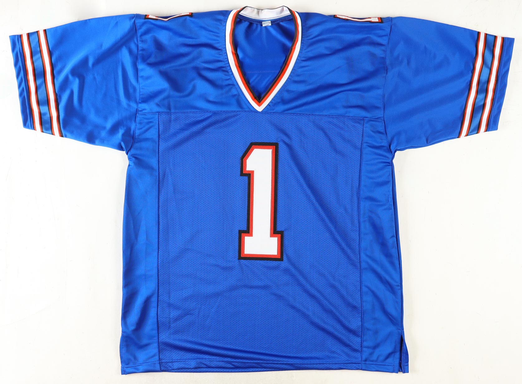 Marv Levy Signed Jersey Inscribed "HOF '01" (Beckett) at PristineAuction.com Marv Levy Signed Jersey Inscribed "HOF '01" (Beckett) at PristineAuction.com