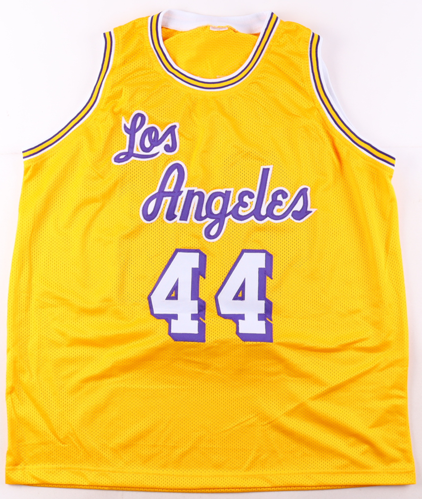 Jerry West Signed Jersey (PSA) at PristineAuction.com Jerry West Signed Jersey (PSA) at PristineAuction.com