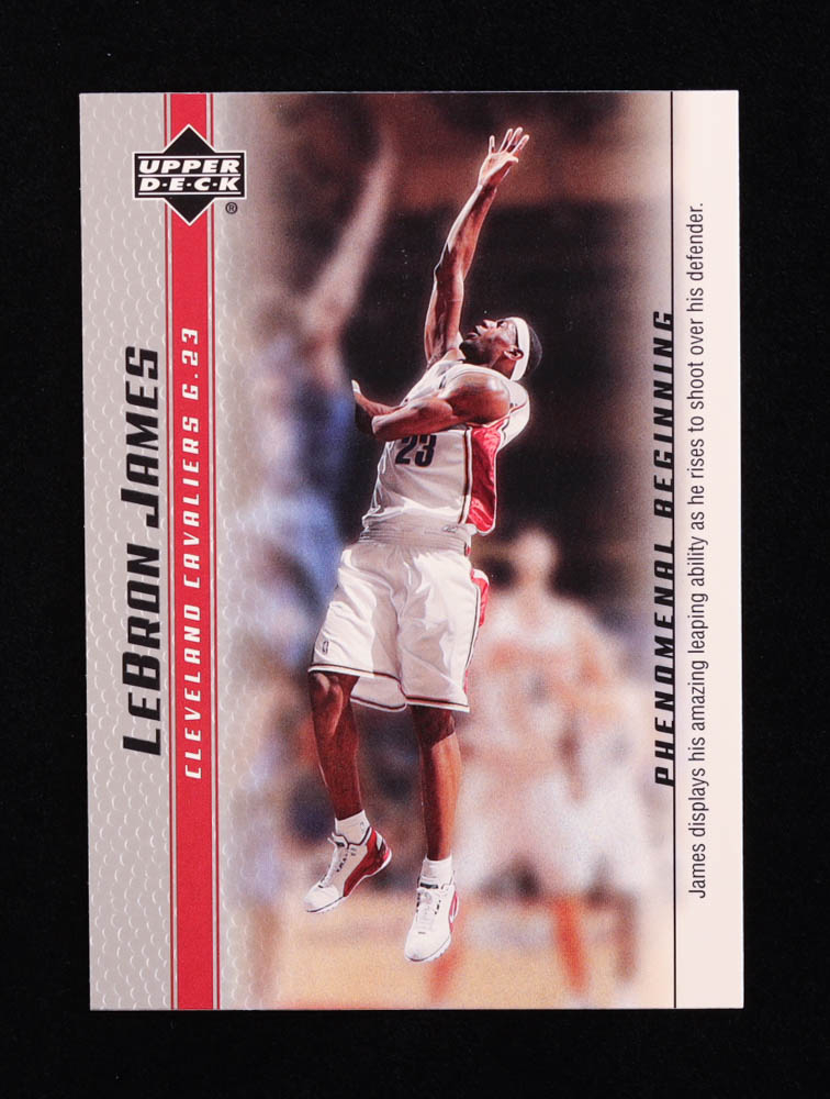 upper deck phenomenal beginnings lebron james