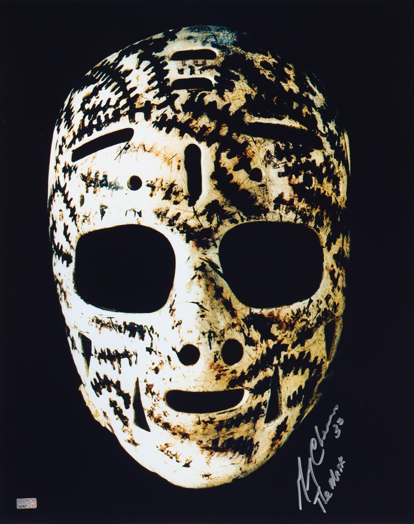 Gerry Cheevers Signed Bruins 16x20 Photo Inscribed "The Mask" (New England Picture) at PristineAuction.com Gerry Cheevers Signed Bruins 16x20 Photo Inscribed "The Mask" (New England Picture) at PristineAuction.com