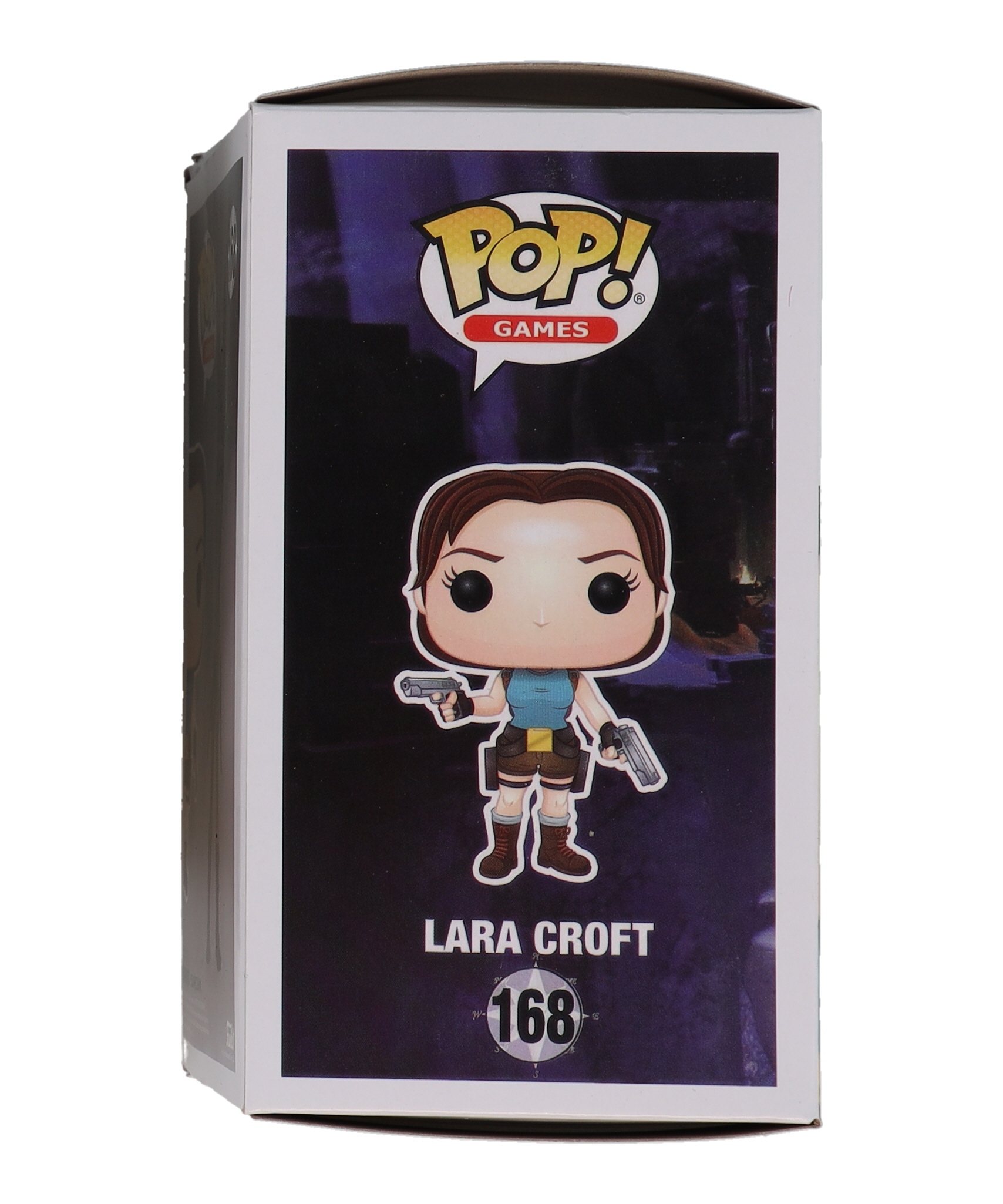 Angelina Jolie Signed "Lara Croft" #168 Lara Croft Funko Pop! Vinyl Figure (Beckett) at PristineAuction.com Angelina Jolie Signed "Lara Croft" #168 Lara Croft Funko Pop! Vinyl Figure (Beckett) at PristineAuction.com