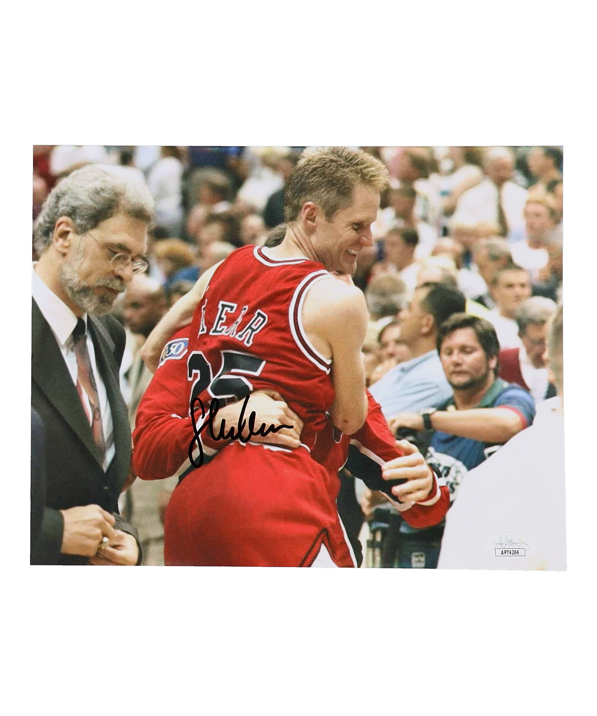 Steve Kerr Signed Bulls 8x10 Photo (JSA) at PristineAuction.com Steve Kerr Signed Bulls 8x10 Photo (JSA) at PristineAuction.com