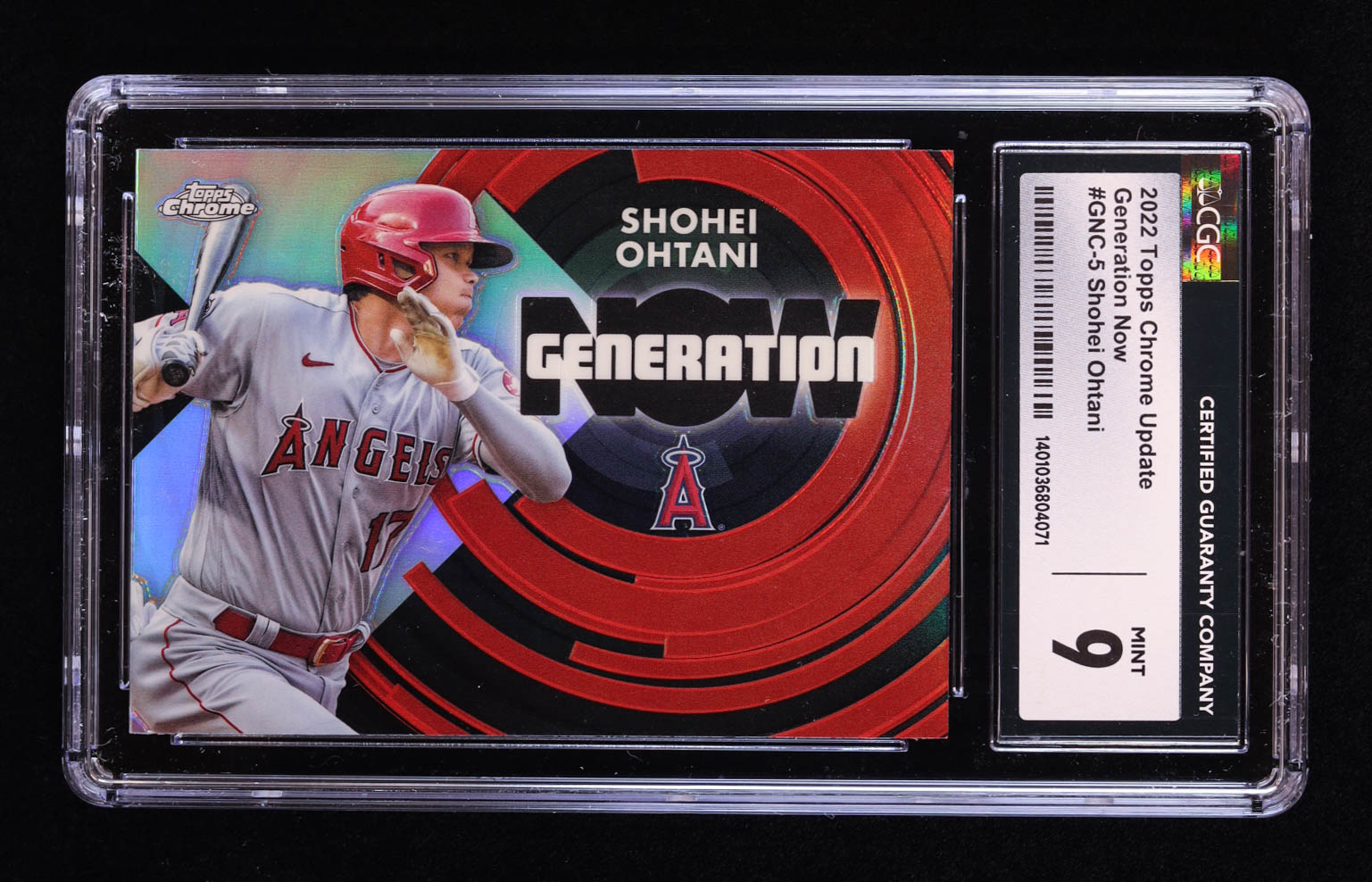 Shohei Ohtani 2022 Topps Chrome Update Generation Now #GNC5 (CGC 9) at PristineAuction.com Shohei Ohtani 2022 Topps Chrome Update Generation Now #GNC5 (CGC 9) at PristineAuction.com