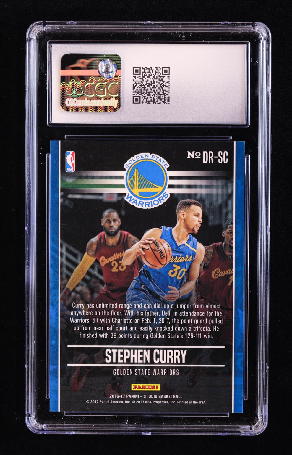 Stephen Curry 2016-17 Studio Driven #DRSC (CGC 10) at PristineAuction.com Stephen Curry 2016-17 Studio Driven #DRSC (CGC 10) at PristineAuction.com