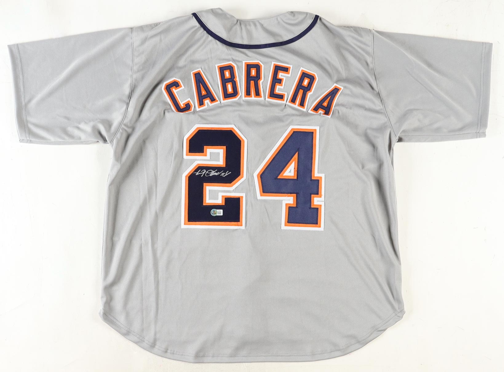 Miguel Cabrera Signed Jersey (Beckett) at PristineAuction.com Miguel Cabrera Signed Jersey (Beckett) at PristineAuction.com