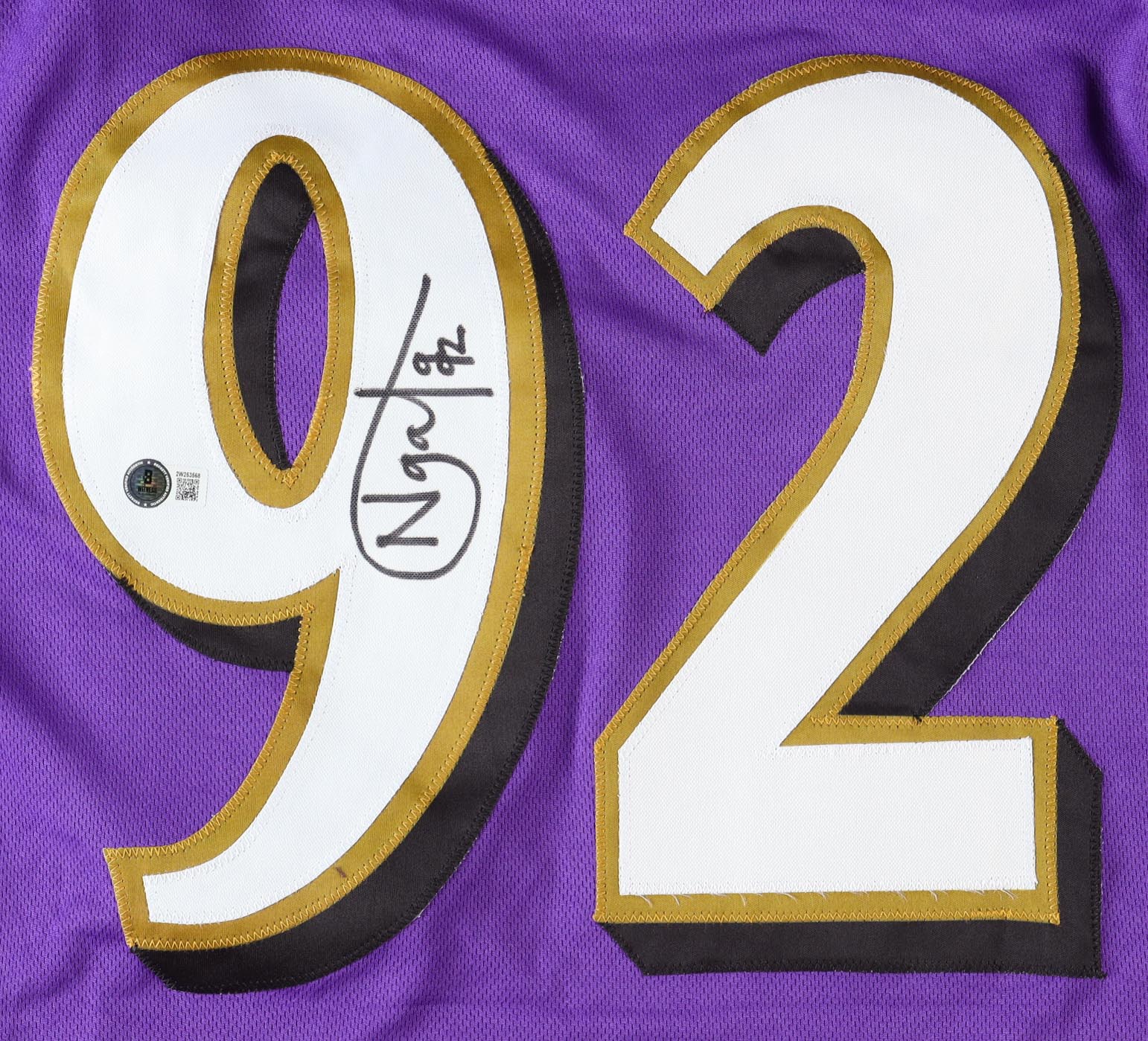 Haloti Ngata Signed Jersey (Beckett) at PristineAuction.com Haloti Ngata Signed Jersey (Beckett) at PristineAuction.com