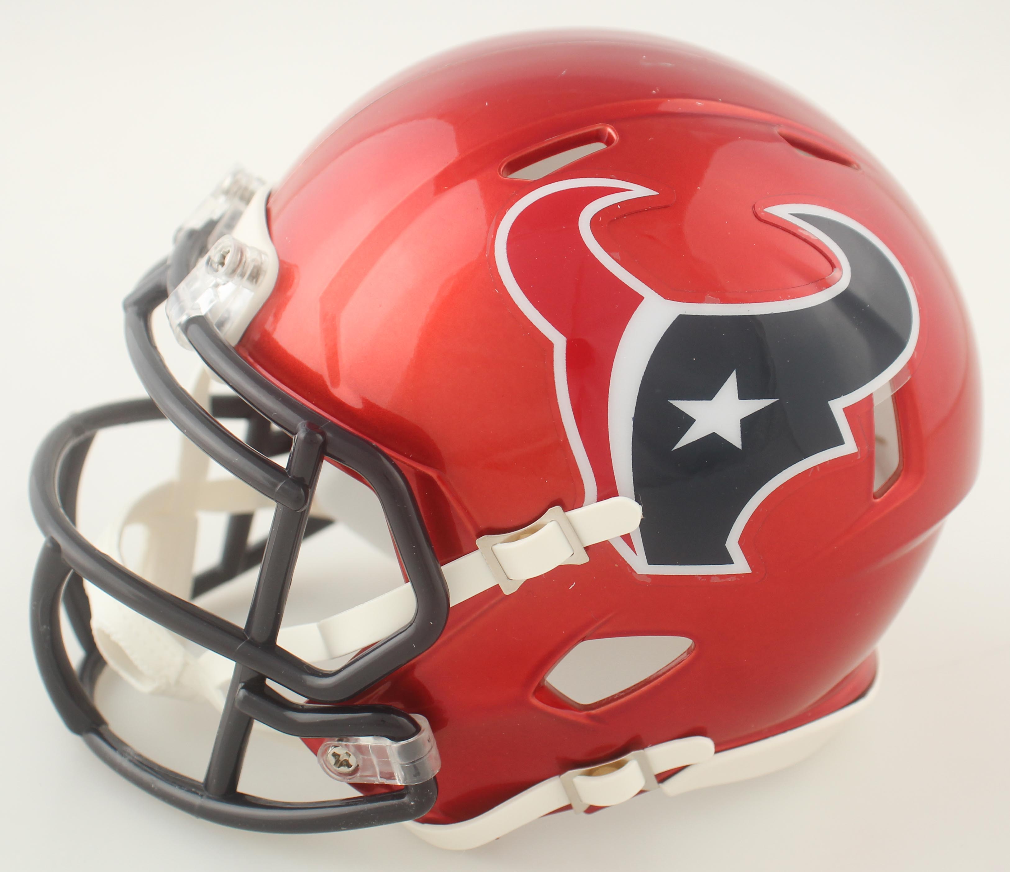 Tank Dell Signed Texans Flash Alternate Speed Mini Helmet (PSA) at PristineAuction.com Tank Dell Signed Texans Flash Alternate Speed Mini Helmet (PSA) at PristineAuction.com