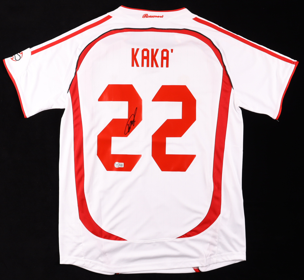 Kaka Signed AC Milan Jersey (Beckett) at PristineAuction.com Kaka Signed AC Milan Jersey (Beckett) at PristineAuction.com
