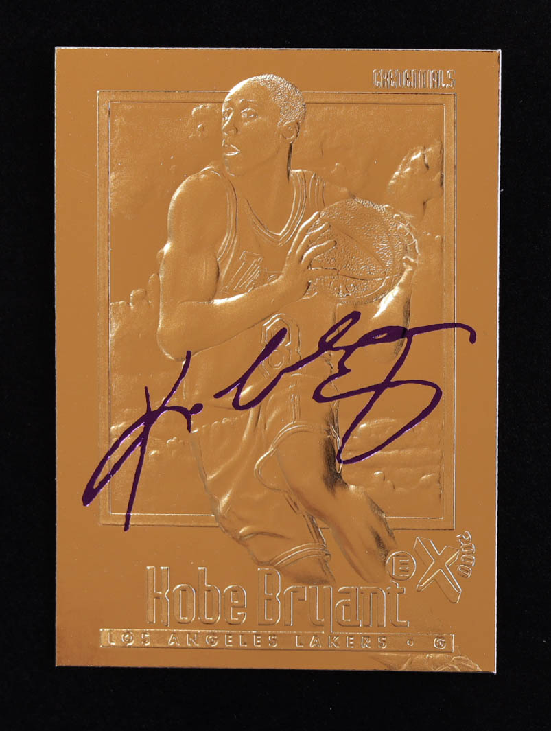 Kobe Bryant 1996-97 E-X2000 Purple Signature 23kt Gold RC #24974 at PristineAuction.com Kobe Bryant 1996-97 E-X2000 Purple Signature 23kt Gold RC #24974 at PristineAuction.com