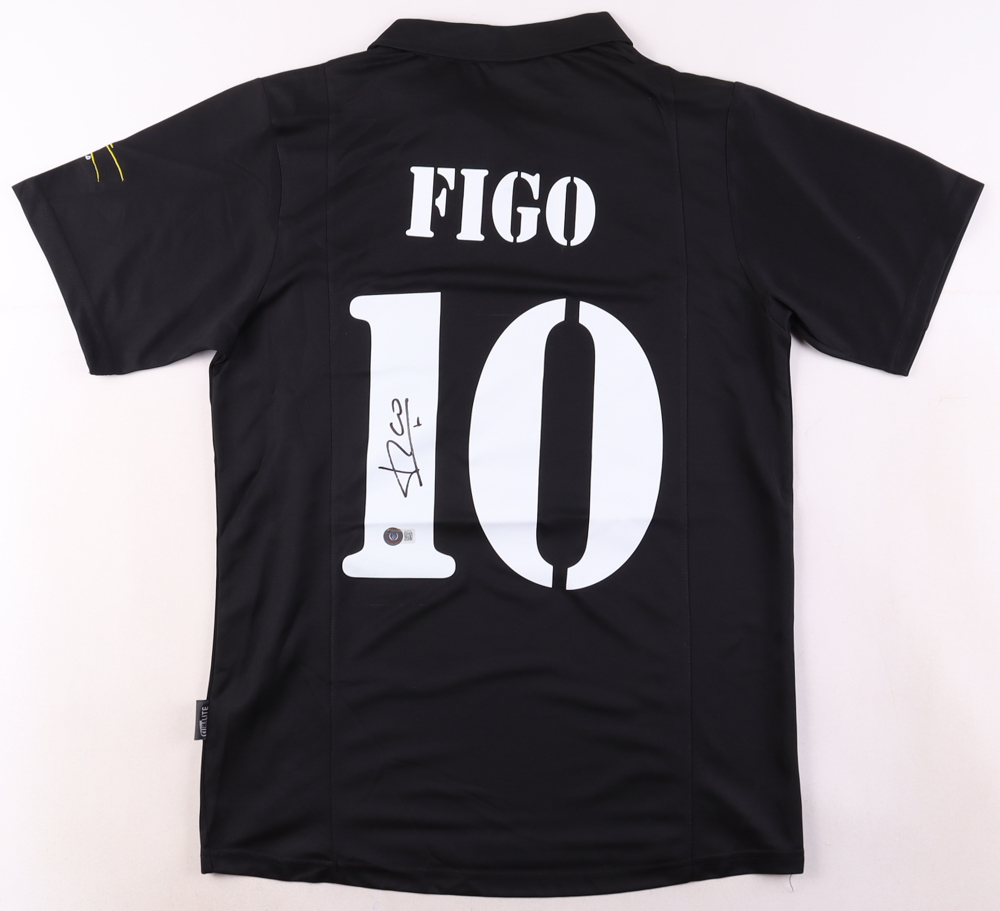 Luis Figo Signed Real Madrid Jersey (Beckett) at PristineAuction.com Luis Figo Signed Real Madrid Jersey (Beckett) at PristineAuction.com