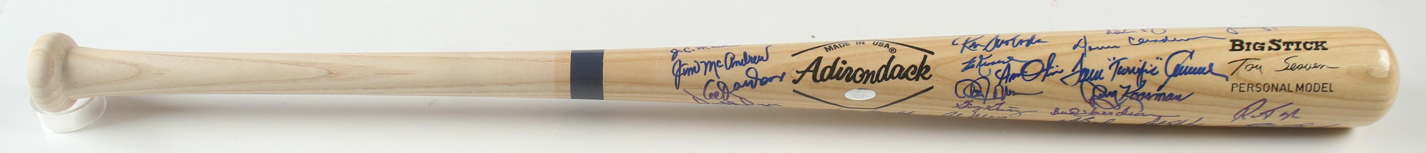 Nolan Ryan, Tom "Terrific" Seaver, Cleon Jones, Jerry Koosman | 1969 "Miracle Mets" Adirondack Tom Seaver Model Baseball Bat Team-Signed By (23) (Beckett) at PristineAuction.com Nolan Ryan, Tom "Terrific" Seaver, Cleon Jones, Jerry Koosman | 1969 "Miracle Mets" Adirondack Tom Seaver Model Baseball Bat Team-Signed By (23) (Beckett) at PristineAuction.com