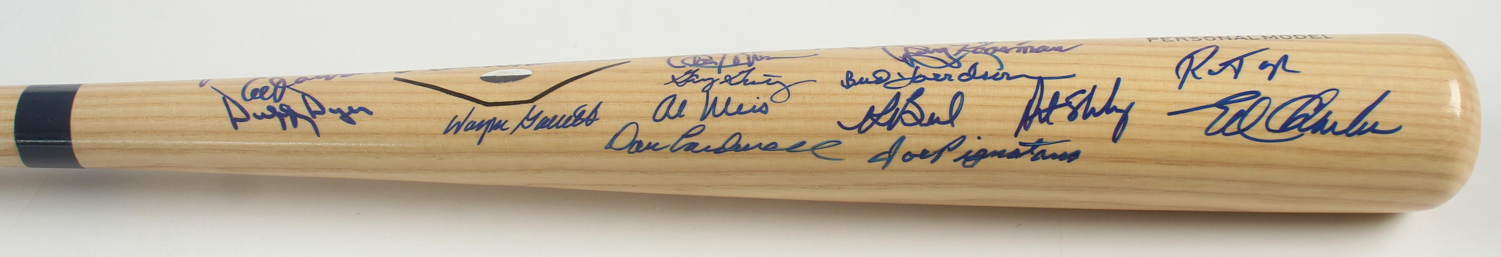 Nolan Ryan, Tom "Terrific" Seaver, Cleon Jones, Jerry Koosman | 1969 "Miracle Mets" Adirondack Tom Seaver Model Baseball Bat Team-Signed By (23) (Beckett) at PristineAuction.com Nolan Ryan, Tom "Terrific" Seaver, Cleon Jones, Jerry Koosman | 1969 "Miracle Mets" Adirondack Tom Seaver Model Baseball Bat Team-Signed By (23) (Beckett) at PristineAuction.com