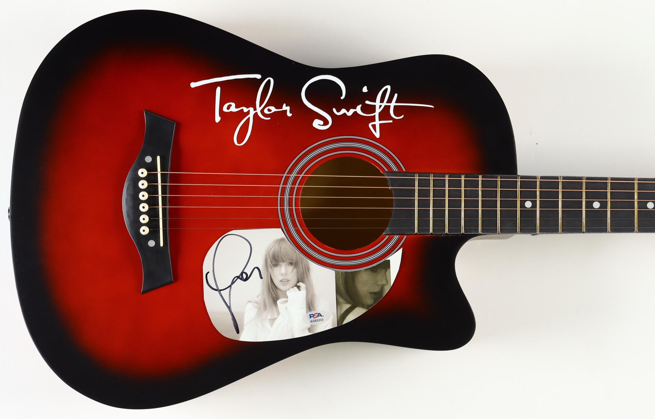 Taylor Swift Signed 38" Acoustic Guitar (PSA) at PristineAuction.com Taylor Swift Signed 38" Acoustic Guitar (PSA) at PristineAuction.com
