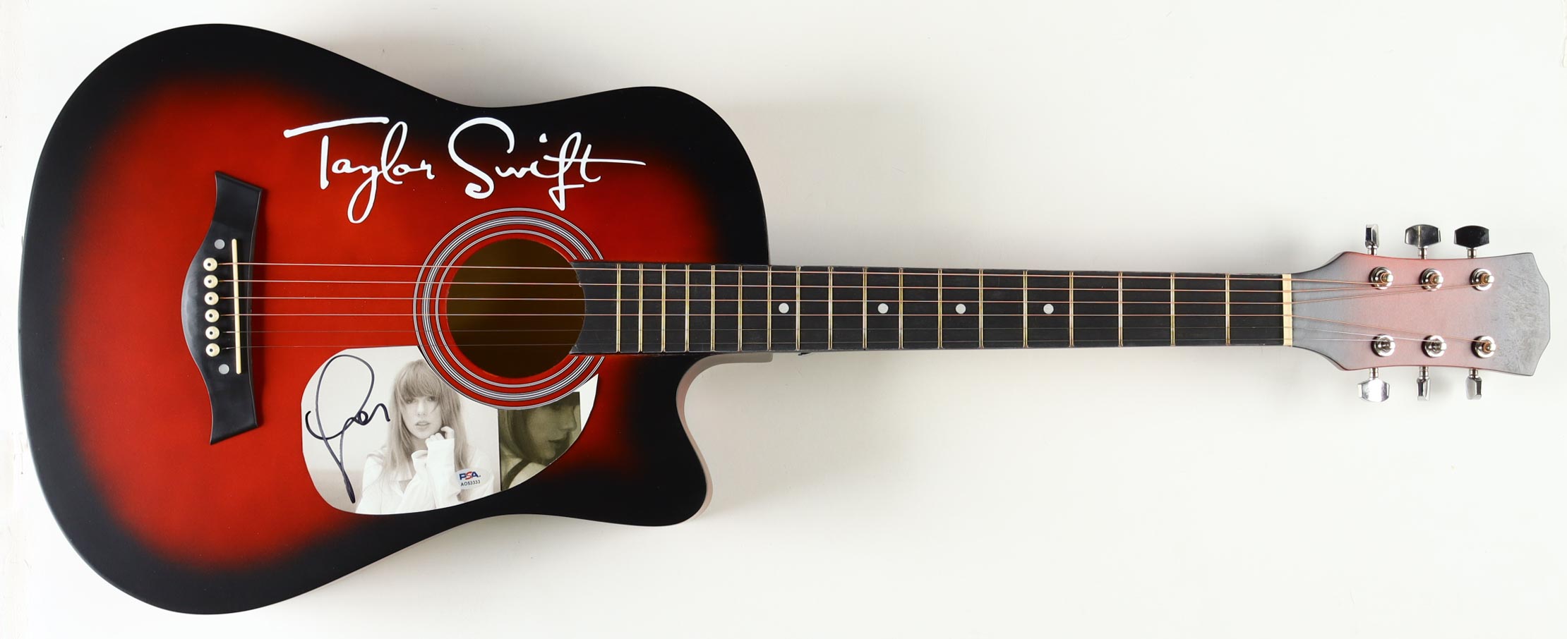 Taylor Swift Signed 38" Acoustic Guitar (PSA) at PristineAuction.com Taylor Swift Signed 38" Acoustic Guitar (PSA) at PristineAuction.com