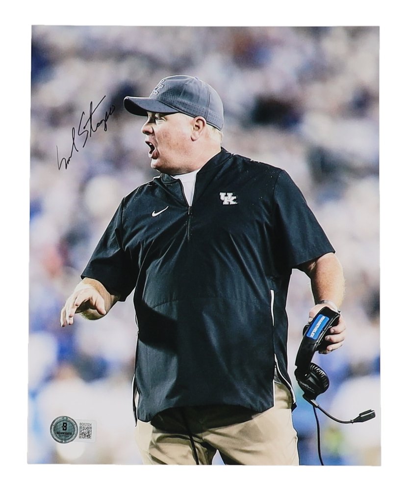 Mark Stoops Signed Kentucky Wildcats 8x10 Photo (Beckett) | Pristine ...
