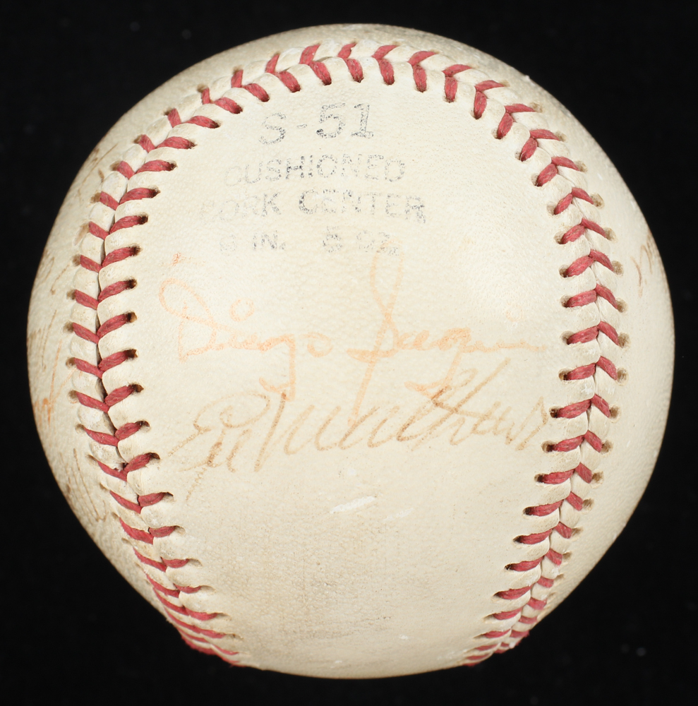 1967 Tigers & A's Players Baseball Team-Signed by (10) with Al Kaline, Eddie Mathews, Diego Segui, John "Blue Moon" Odom with Display Case (Beckett) at PristineAuction.com 1967 Tigers & A's Players Baseball Team-Signed by (10) with Al Kaline, Eddie Mathews, Diego Segui, John "Blue Moon" Odom with Display Case (Beckett) at PristineAuction.com