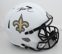 Spencer Rattler Signed Saints Full-Size Lunar Eclipse Alternate Speed Helmet (PSA) at PristineAuction.com