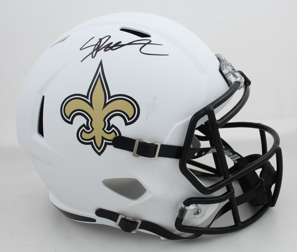 Spencer Rattler Signed Saints Full-Size Lunar Eclipse Alternate Speed Helmet (PSA) at PristineAuction.com Spencer Rattler Signed Saints Full-Size Lunar Eclipse Alternate Speed Helmet (PSA) at PristineAuction.com