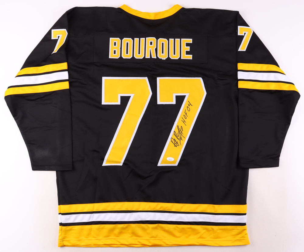 Ray Bourque Signed Jersey Inscribed "HOF 04" (JSA) at PristineAuction.com Ray Bourque Signed Jersey Inscribed "HOF 04" (JSA) at PristineAuction.com