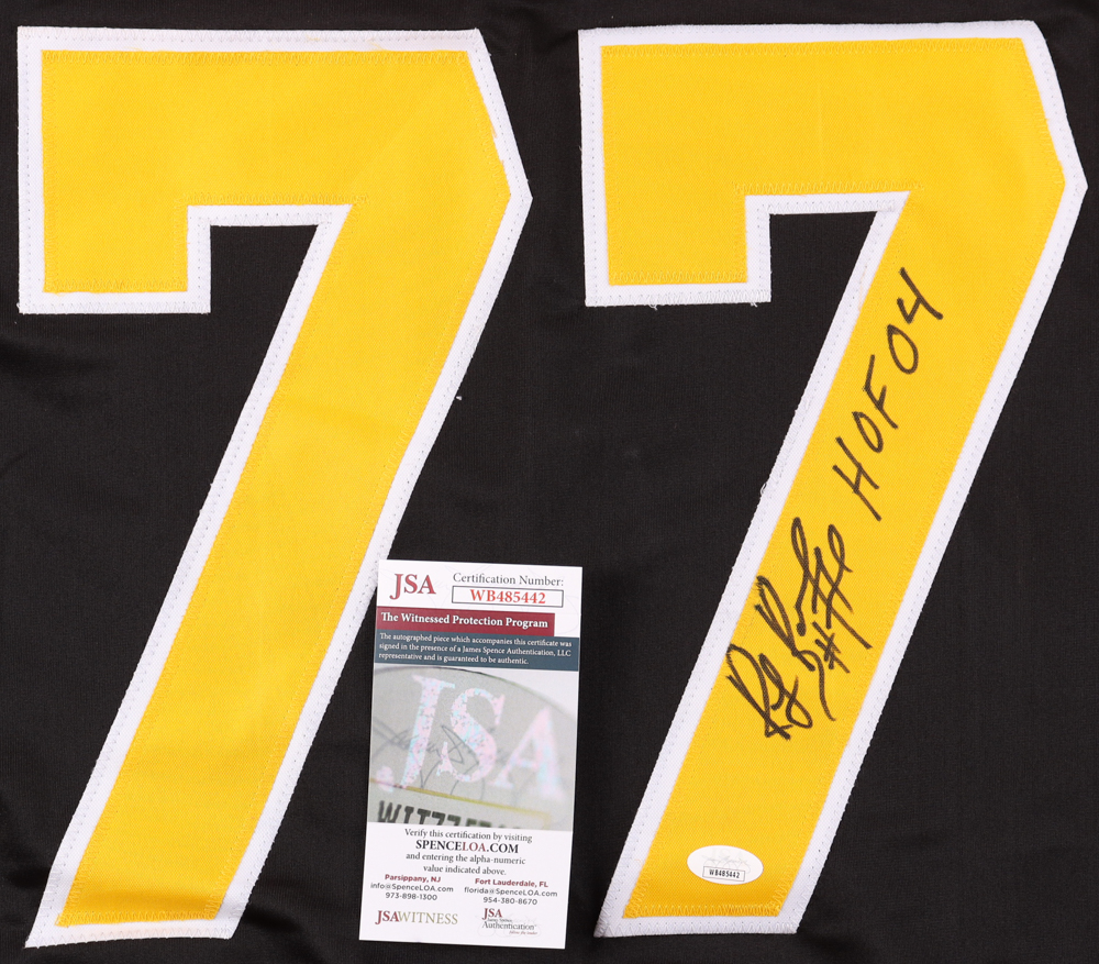 Ray Bourque Signed Jersey Inscribed "HOF 04" (JSA) at PristineAuction.com Ray Bourque Signed Jersey Inscribed "HOF 04" (JSA) at PristineAuction.com