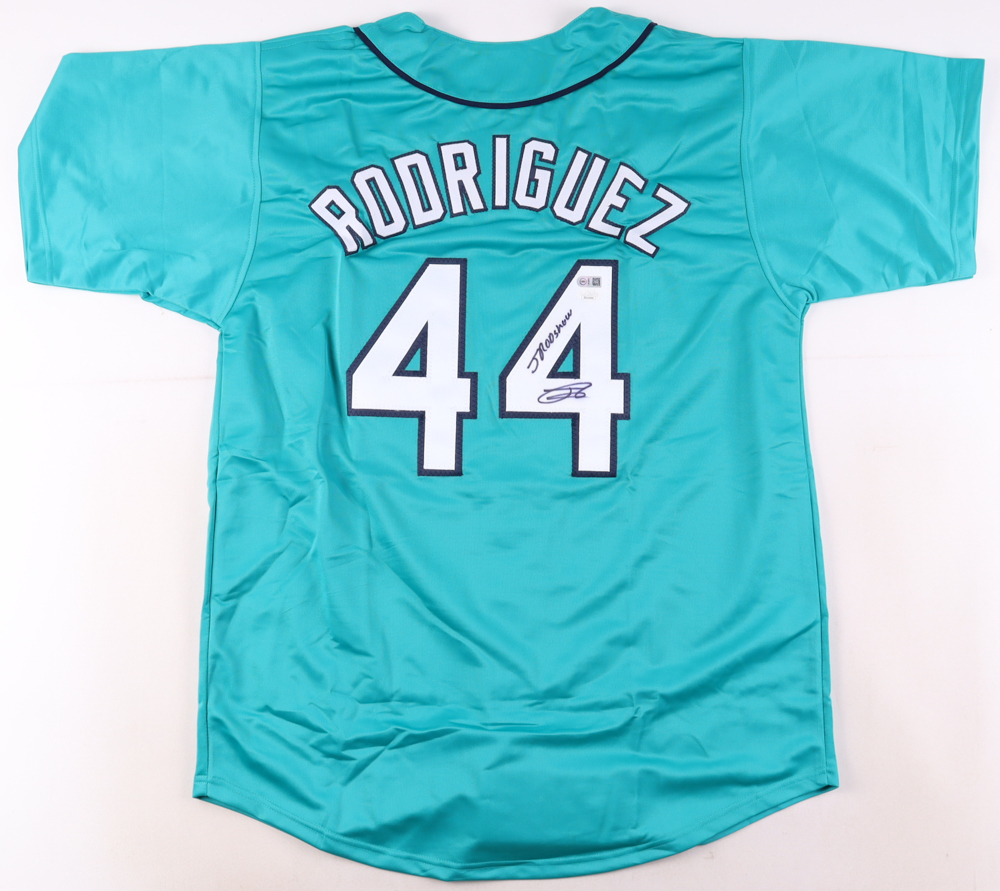 Julio Rodriguez Signed Jersey Inscribed "JROD Show" (JSA & USA SM) at PristineAuction.com Julio Rodriguez Signed Jersey Inscribed "JROD Show" (JSA & USA SM) at PristineAuction.com