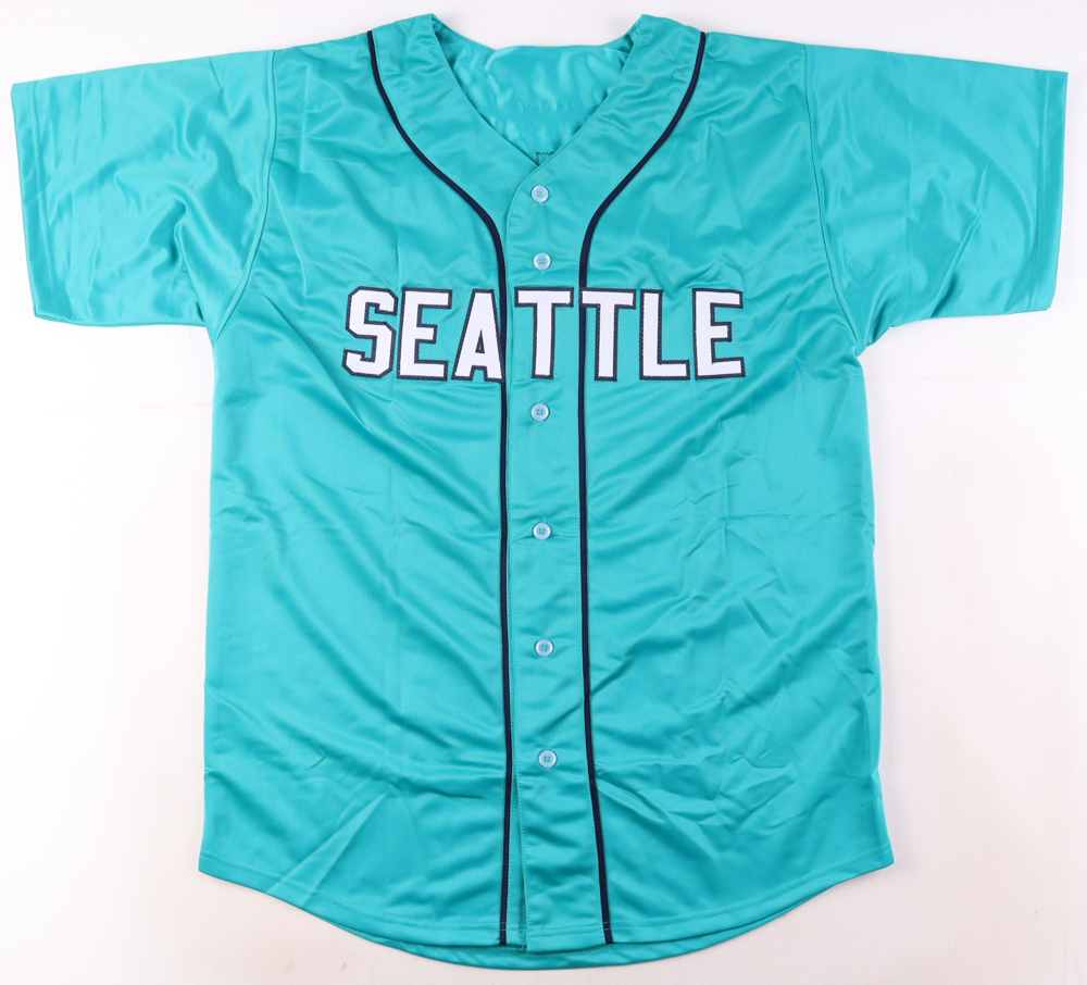 Julio Rodriguez Signed Jersey Inscribed "JROD Show" (JSA & USA SM) at PristineAuction.com Julio Rodriguez Signed Jersey Inscribed "JROD Show" (JSA & USA SM) at PristineAuction.com