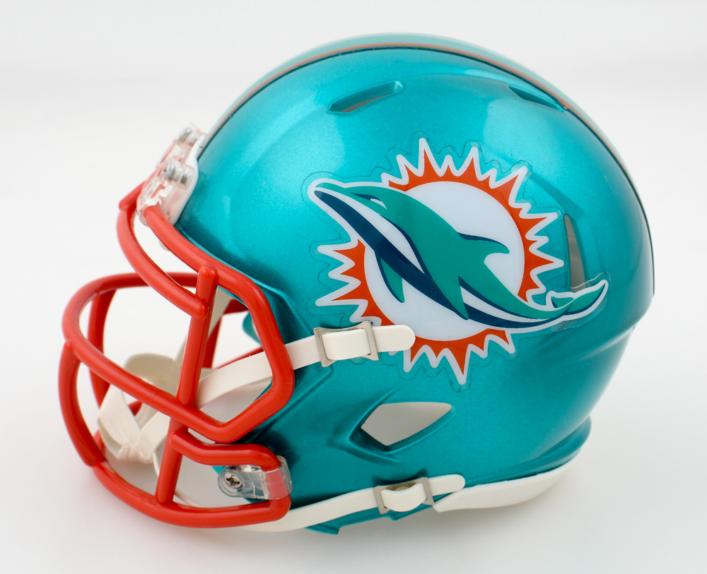 Patrick Surtain & Sam Madison Signed Dolphins Flash Alternate Speed Mini Helmet (JSA) at PristineAuction.com Patrick Surtain & Sam Madison Signed Dolphins Flash Alternate Speed Mini Helmet (JSA) at PristineAuction.com