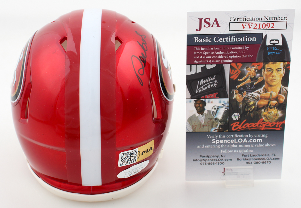 Deebo Samuel Signed 49ers Flash Alternate Speed Mini Helmet (JSA) at PristineAuction.com Deebo Samuel Signed 49ers Flash Alternate Speed Mini Helmet (JSA) at PristineAuction.com
