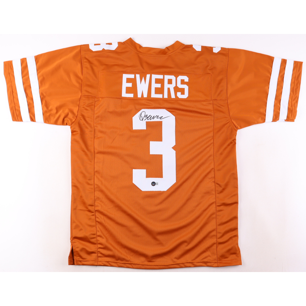 Quinn Ewers Signed Jersey (Beckett) at PristineAuction.com