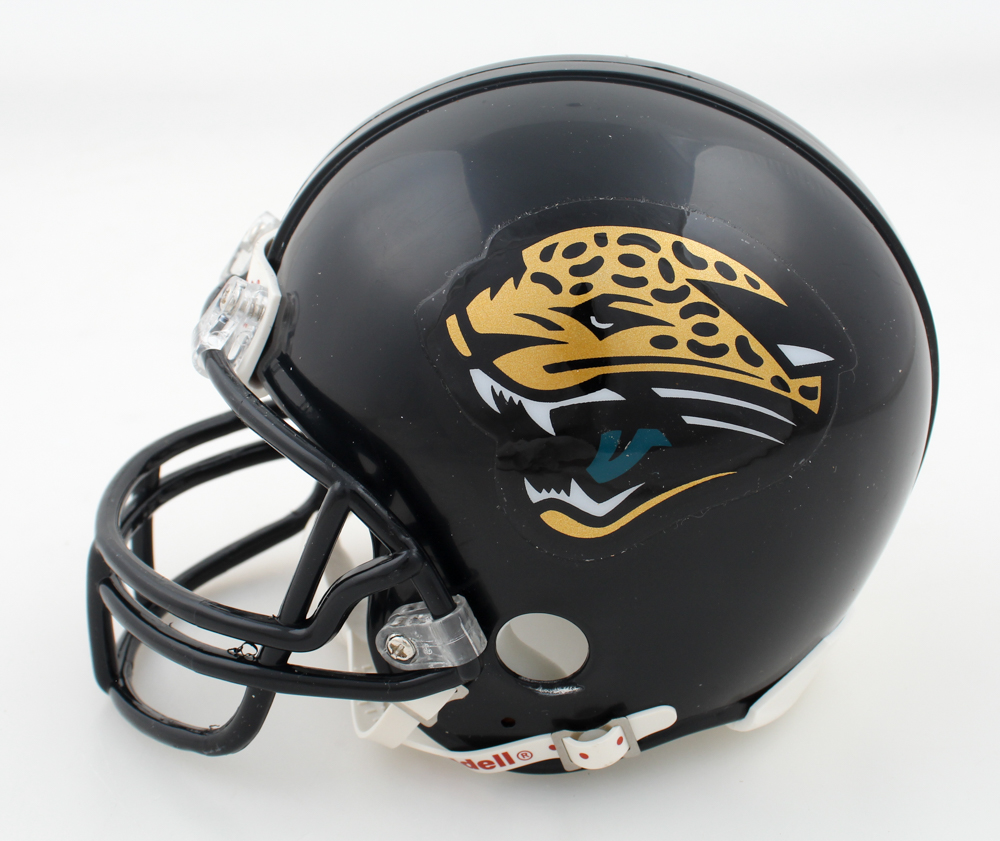 Calais Campbell Signed Jaguars Mini Helmet (PIA) at PristineAuction.com Calais Campbell Signed Jaguars Mini Helmet (PIA) at PristineAuction.com