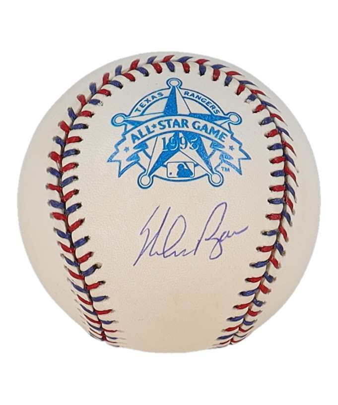 Nolan Ryan Signed 1995 All-Star Game Logo Baseball (PSA) at PristineAuction.com Nolan Ryan Signed 1995 All-Star Game Logo Baseball (PSA) at PristineAuction.com
