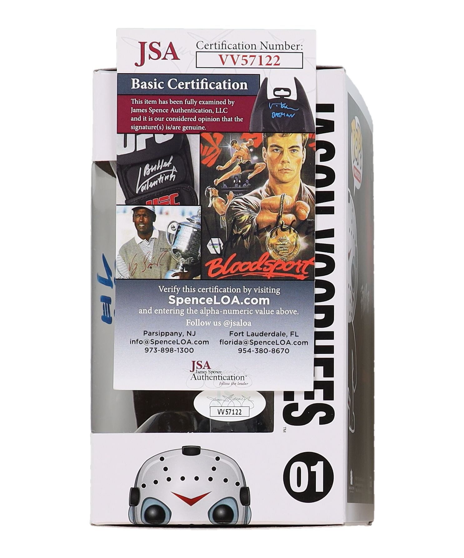 Mike Deluna Signed "Friday the 13th" #01 Jason Voorhees Funko Pop! Vinyl Figure Inscribed "Jason III" (JSA) at PristineAuction.com Mike Deluna Signed "Friday the 13th" #01 Jason Voorhees Funko Pop! Vinyl Figure Inscribed "Jason III" (JSA) at PristineAuction.com