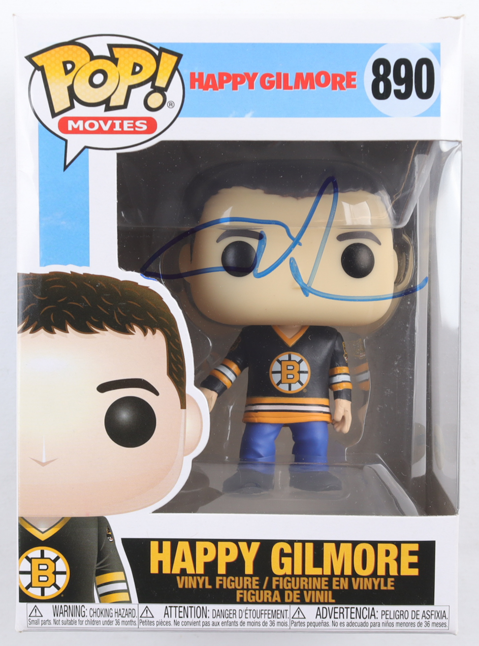 Adam Sandler Signed "Happy Gilmore" #890 Happy Gilmore Funko Pop! Vinyl Figure (AutographCOA) at PristineAuction.com Adam Sandler Signed "Happy Gilmore" #890 Happy Gilmore Funko Pop! Vinyl Figure (AutographCOA) at PristineAuction.com
