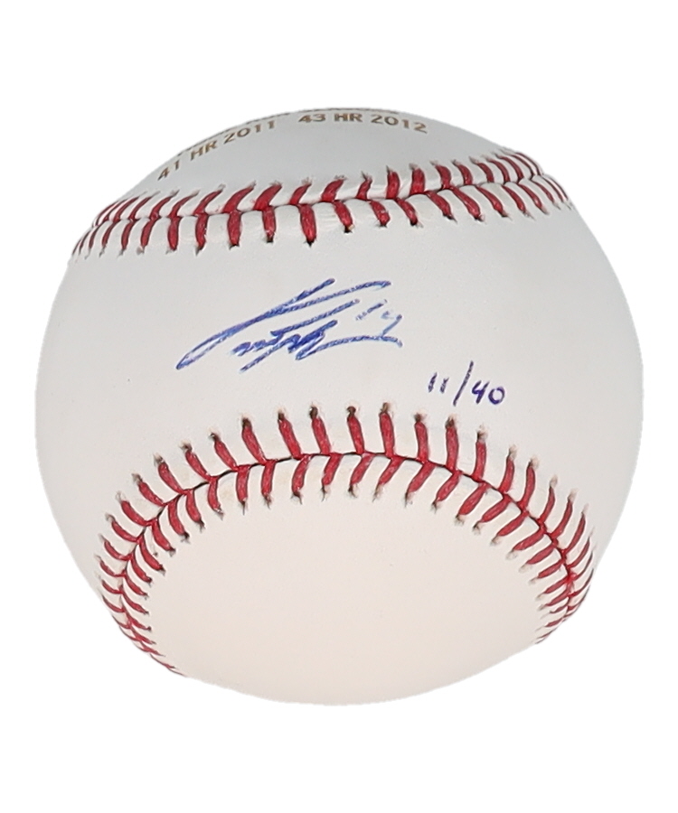 Curtis Granderson Signed LE OML Career Stat Engraved Baseball (MLB) at PristineAuction.com Curtis Granderson Signed LE OML Career Stat Engraved Baseball (MLB) at PristineAuction.com