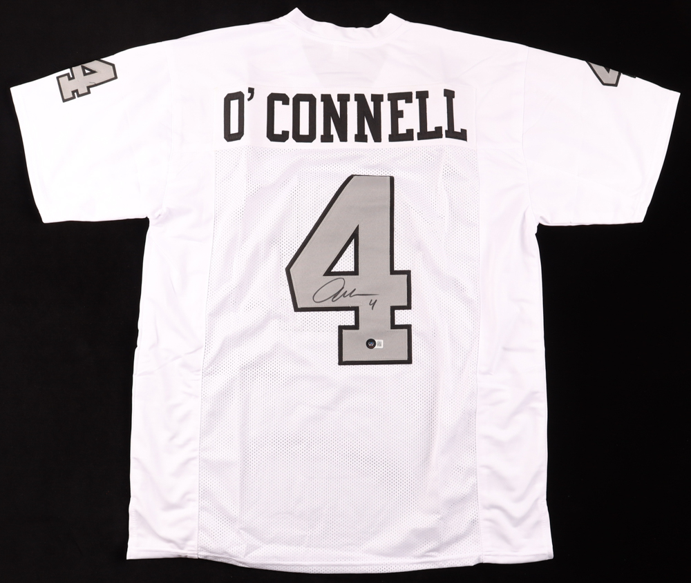 Aidan O'Connell Signed Jersey (Beckett) at PristineAuction.com Aidan O'Connell Signed Jersey (Beckett) at PristineAuction.com