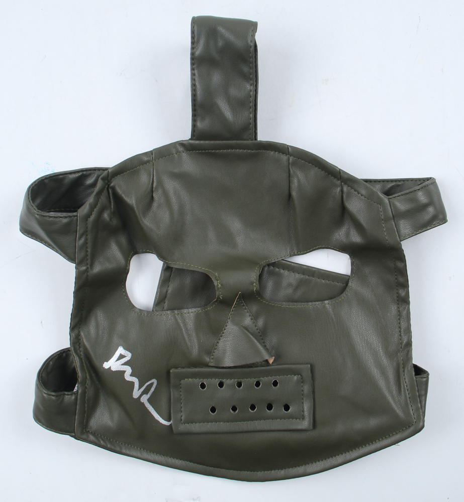 Paul Dano Signed "The Batman" Riddler Mask (Beckett) at PristineAuction.com Paul Dano Signed "The Batman" Riddler Mask (Beckett) at PristineAuction.com