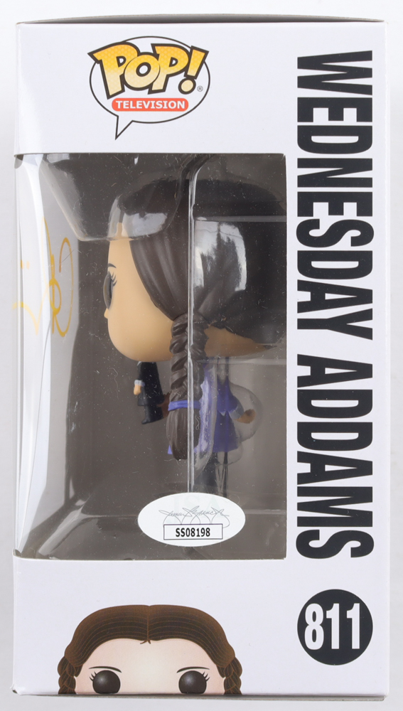 Christina Ricci Signed "The Addams Family" Wednesday Addams #811 Funko Pop! Vinyl Figure (JSA) at PristineAuction.com Christina Ricci Signed "The Addams Family" Wednesday Addams #811 Funko Pop! Vinyl Figure (JSA) at PristineAuction.com