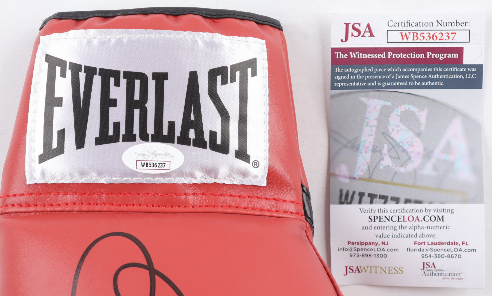 Eric "Butterbean" Esch Signed Everlast Boxing Glove (JSA) at PristineAuction.com Eric "Butterbean" Esch Signed Everlast Boxing Glove (JSA) at PristineAuction.com