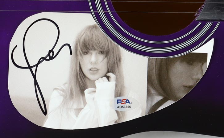 Taylor Swift Signed 38" Acoustic Guitar (PSA) at PristineAuction.com Taylor Swift Signed 38" Acoustic Guitar (PSA) at PristineAuction.com