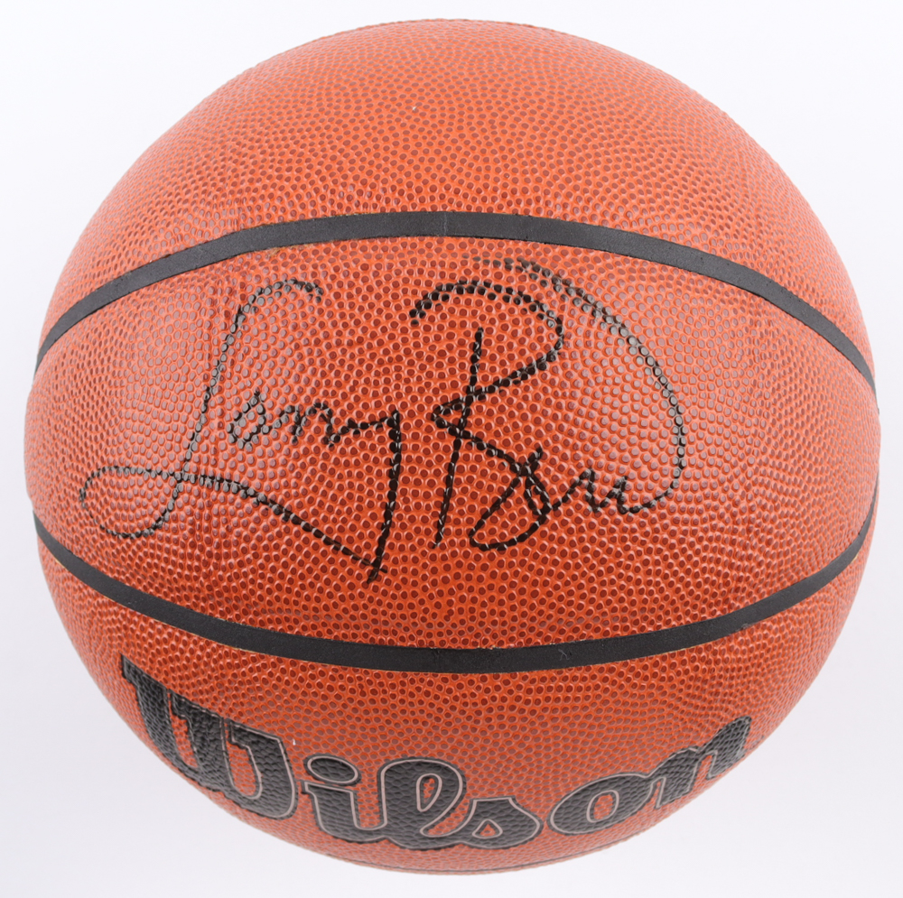 Larry Bird Signed NBA Basketball (PIA) at PristineAuction.com Larry Bird Signed NBA Basketball (PIA) at PristineAuction.com