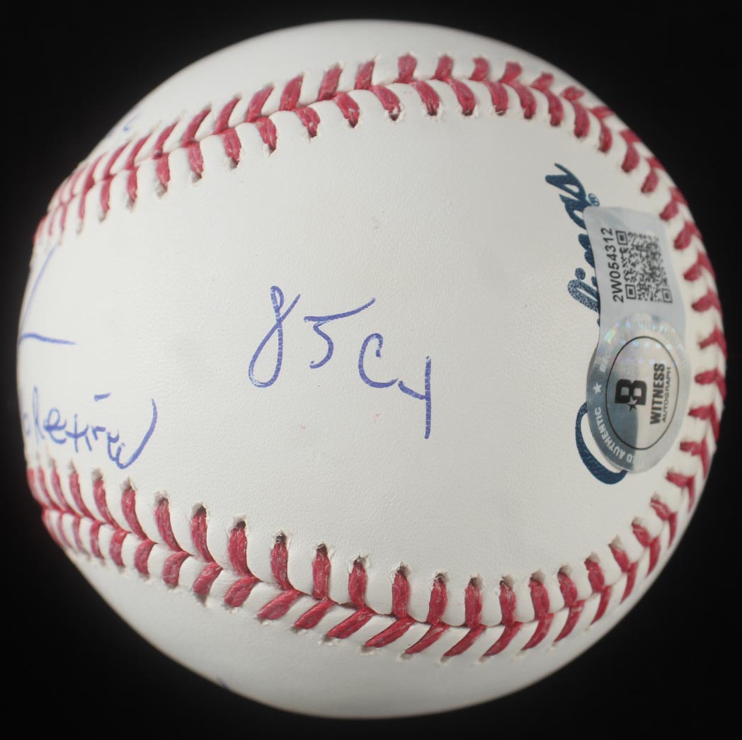 Dwight "Doc" Gooden Signed OML Baseball With Multiple Inscriptions (Beckett) at PristineAuction.com Dwight "Doc" Gooden Signed OML Baseball With Multiple Inscriptions (Beckett) at PristineAuction.com